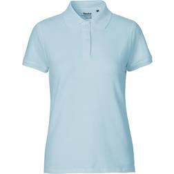 Neutral Ekologisk Dam Klassisk Polotröja (Baby Blue, 2XL)