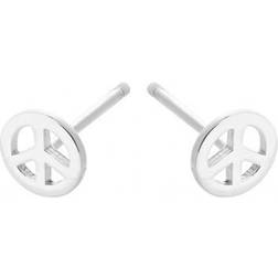 Pernille Corydon Peace Earsticks - Silver Sterling 925