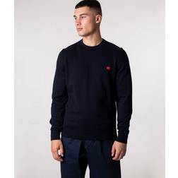 HUGO BOSS San Cassius-C1 Knit Jumper - Navy