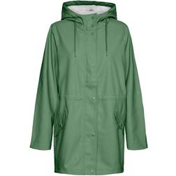 Vero Moda Vmmalou Raincoat - Green/Leaden Frost