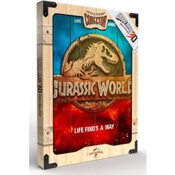 Cuadro de madera 3d jurassic world life finds a way internacional