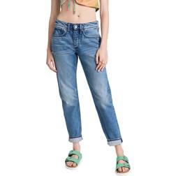 Rag & Bone Boyfriend-Jeans in Ausgewaschener Optik Blau