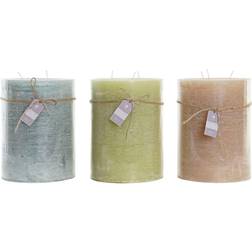 Dkd Home Decor Vanilla Wax Basic (14,5 x 14,5 x 20 cm) (3 Units) Candle