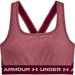 Under Armour Crossback Mid Bra - Grau