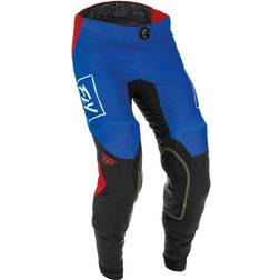 Fly Racing Lite Motocross Pants, white-red-blue