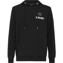 Philipp Plein Men's Logo Hoodie Black