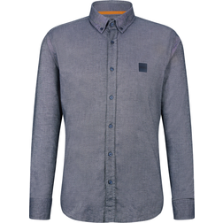 HUGO BOSS Mabsoot Slim-Fit Shirt - Dark Blue