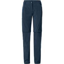 Vaude W's Farley Stretch Zo T-Zip Pants II Dark Sea