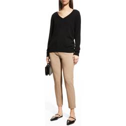 Vince Weekend V Neck Cashmere Sweater - Black