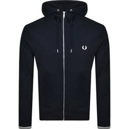 Fred Perry Hooded Zip Sweatshirt Ecru