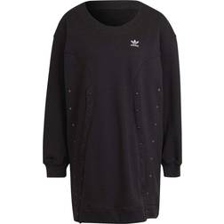 adidas Originals Always Original sweatshirt-kjole med trykknap-detaljer