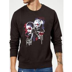 DC Comics T-Shirt Femme Suicide Squad Harley Quinn et le Joker - Gris