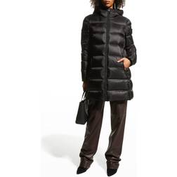 Moose Knuckles Womens Maragree Down Longline Jacket