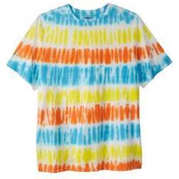 Men's Big & Tall Lightweight Tie-Dye Crewneck Tee by KingSize in Tie Dye (Size 3XL)