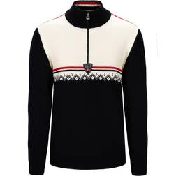 Dale of Norway Lahti Mens Knit Sweater Black/Smoke/Off White