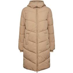 Pieces Jamilla Puffer Jacket - Silver Mink