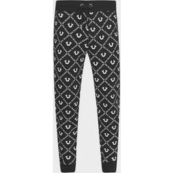 True Religion All Over Logo Joggers