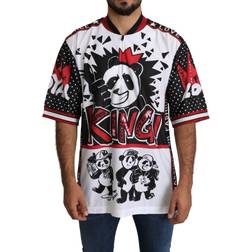 Dolce & Gabbana DG King Panda Top Polyester Mens T-shirt