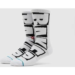 Stance Baker Crew Socks - White