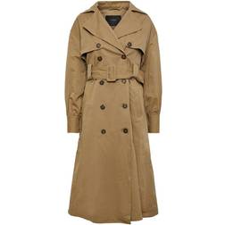 Y.A.S Women's Long Sleeve Trench Coat