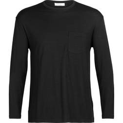 Icebreaker Granary Long Sleeve Merino Wool Pocket T-Shirt