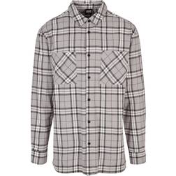 Urban Classics Camicia - Marrone Chiaro/Grigio/Nero/Bianco