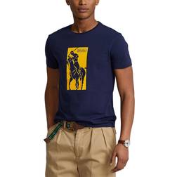 Polo Ralph Lauren Custom Slim Fit Big Pony Logo T-Shirt - Cruise Navy