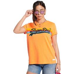 Superdry Women's Vtage Logo Cali Lightweight T-Shirt Pastel