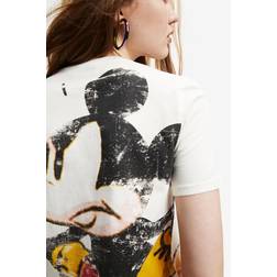 Desigual Sustainable Distressedeffect Mickey Mouse T-shirt Dam T-shirts