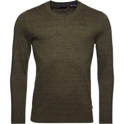 Superdry Men's Label V-Neck Jumper