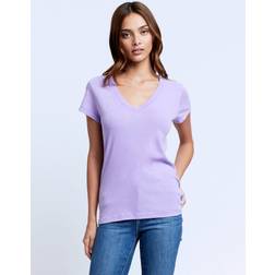 L'agence Becca Cotton V-Neck Tee