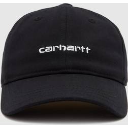 Canvas Script Cap - Black/White Unisex