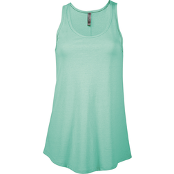 Platinum P506C Delta Women's Cvc Flowy Tank Top - Celadon