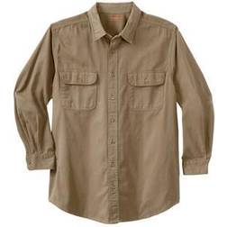 Boulder Creek Men's Big & Tall Long Sleeve Denim and Twill Shirt by in Camo (Size 7XL)