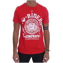Frankie Morello Men's Riders Crewneck T-Shirt - Multicolour