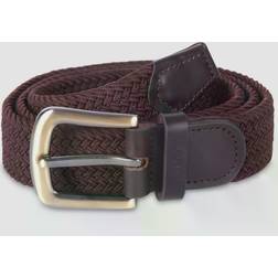 Barbour Stretch Webbing Leather Belt