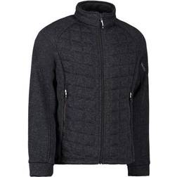 ID Gesteppte Fleece Herrenjacke - Graphit Meliert