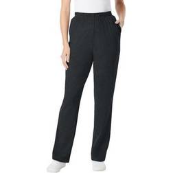 Woman Within Plus Women's 7-Day Knit Straight Leg Pant in (Size 2X)