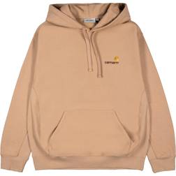 Carhartt American Script Hættetrøje, Dusty Brown