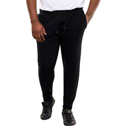 D555 Bündchen Jogger Mit Taschen Und Kordelzug - Schwarz