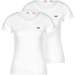 Levi's T-Shirt 2 Pack Crewneck Tee - White