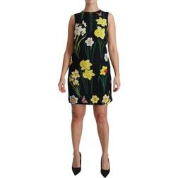 Dolce & Gabbana DG Fit Flare Wool Stretch Sheath Dress