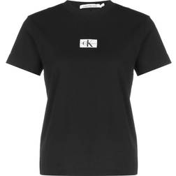 Calvin Klein Badge seaming tee T-shirts til damer