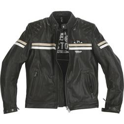 Helstons Chevy Buffalo Veste en cuir de moto, brun, taille pour Hommes