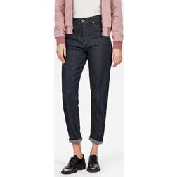 G-Star 3301 High Straight 90's Ankle Jeans - Dark Blue