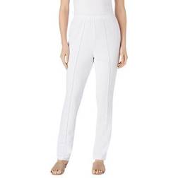 Woman Within Plus Women's Elastic-Waist Soft Knit Pant in (Size WP)