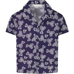 Palm Angels Kids Hemd - Braun