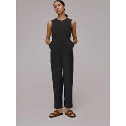 Whistles Josie Zip Front Jumpsuit