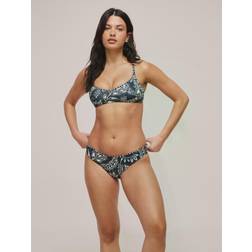 Seafolly Damen Bikinioberteil Folklore Bralette - True Navy