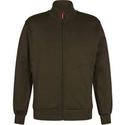 FE Engel collegetröja/sweatshirt Half-Zip, Forest